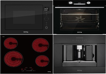 Фото товара: KORTING HK 63500 B + OKB 8921 ESN + KMI 825 TGN + KCM 9200 BG