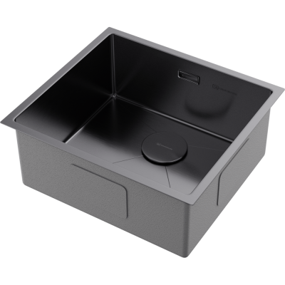 Детальное фото товара: Omoikiri Taki 49-U/IF-GM, мойка, нержавеющая сталь/вороненая сталь 