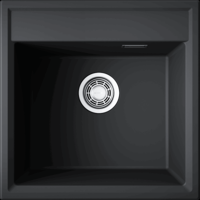 Omoikiri Daisen 51-BL, мойка, гранит, черный Omoikiri Daisen 51-BL, мойка, гранит, черный