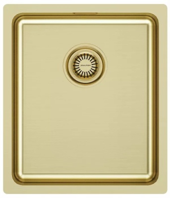 Детальное фото товара: Paulmark VISTA 38, мойка, нержавеющая сталь, светлое золото