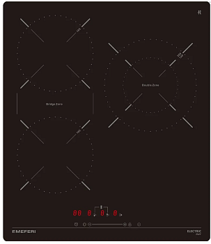 Фото товара: MEFERI MEH453BK POWER стеклокерамическая поверхность