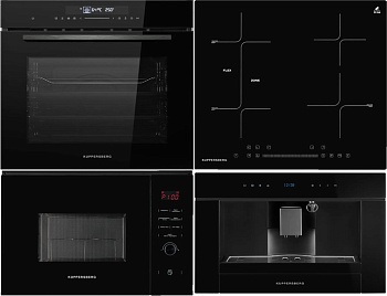 Фото товара: KUPPERSBERG ICS 612 + HT 613 BLACK + HMW 650 BL + KCM 182 BLACK