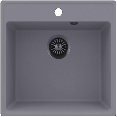 Maunfeld Perla 505 MFQS-505LGR, мойка, гранит, светло-серый