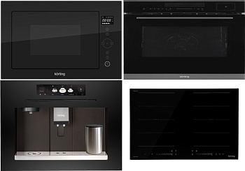 Фото товара: KORTING HIB 68900 B IMOVE + OKB 1350 S GNBX STEAM + KMI 825 TGN + KCM 9830 BCG