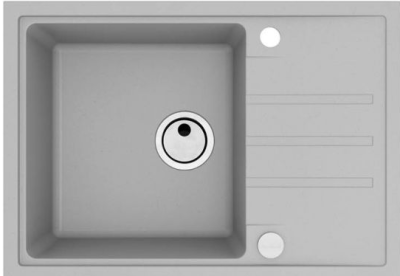 ALVEUS INTERMEZZO 40 G81 CONCRETE, мойка, гранит, серый (в комплекте с сифоном 1117292) ALVEUS INTERMEZZO 40 G81 CONCRETE, мойка, гранит, серый (в комплекте с сифоном 1117292)