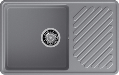 Детальное фото товара: GranFest QUARZ GF-ZL-52, мойка, гранит, темно-серый