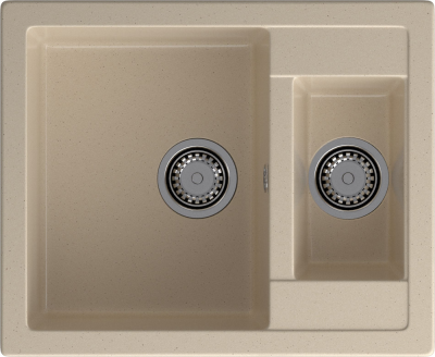 GranFest QUADRO GF-Q-610 K, мойка, мрамор, кашемир