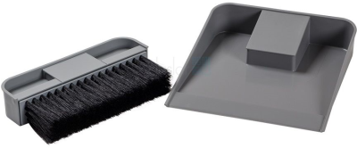 Ninka Vector крышка (совок+щетка) для ведра 12 л, серый