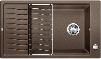 Фото товара: Blanco Elon XL 8S, мойка, гранит, кофе с клапаном-автоматом