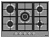 Фото товара: Korting HG 765 CTX газовая поверхность
