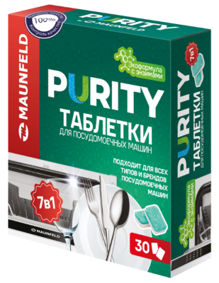 Maunfeld таблетки для посудомоечных машин MDT30EC Фото товара: Maunfeld таблетки для посудомоечных машин MDT30EC