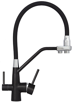 Фото товара: Zigmund & Shtain ZS 2200, смеситель, черный базальт