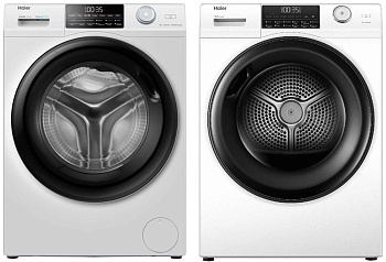 Фото товара: Haier стирка HW90-BP14959 + сушка HD90-A2959 + соед.эл CK-1