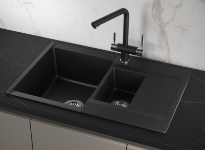 GRANULA ES-7808 мойка, гранит, турмалин Детальное фото товара: GRANULA ES-7808 мойка, гранит, турмалин