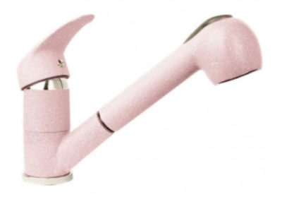 Детальное фото товара: GranFest 1774, смеситель, мрамор, светло-розовый