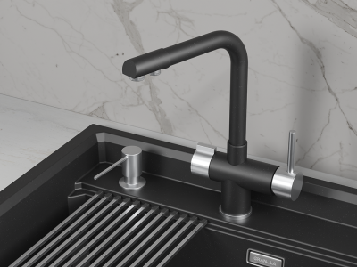 Детальное фото товара: GRANULA 5008 смеситель, гранит, шварц