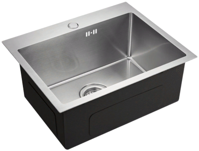 Детальное фото товара: Emar EMB-115 PVD Nano Satine, мойка, нержавеющая сталь сатин