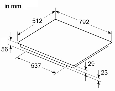 Детальное фото товара: NEFF T68PYV4C0 индукционная поверхность