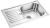 Детальное фото товара: Oulin OL-101Y, мойка, нержавеющая сталь