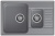 LEX St. Moritz 740 Deep Grey, мойка, гранит Детальное фото товара: LEX St. Moritz 740 Deep Grey, мойка, гранит