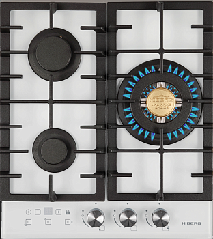 Фото товара: HIBERG VM 4535 W газовая поверхность