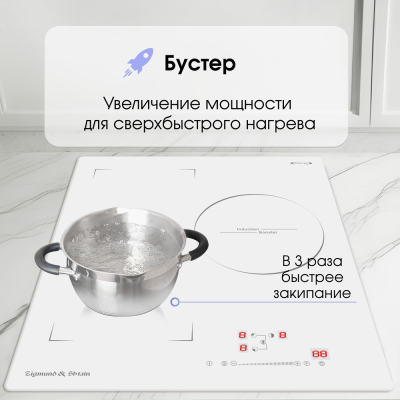 Zigmund & Shtain CI 49.4 W Детальное фото товара: Zigmund & Shtain CI 49.4 W индукционная поверхность