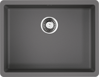 Фото товара: Omoikiri Kata 54-U-GR, мойка, гранит, leningrad grey