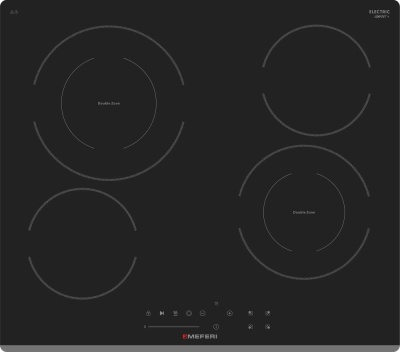 Детальное фото товара: MEFERI MEH604BK COMFORT PLUS стеклокерамическая поверхность