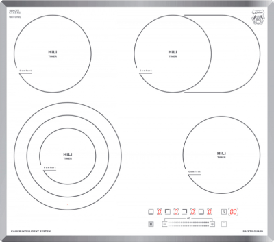 Детальное фото товара: KAISER KCT 6715 F W стеклокерамическая поверхность
