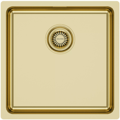 Paulmark VISTA 44, мойка, нержавеющая сталь, светлое золото