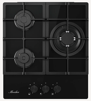 Фото товара: Monsher MGG 43 Noir газовая поверхность