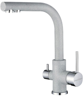 Детальное фото товара: Paulmark ESSEN, смеситель, гранит, серый