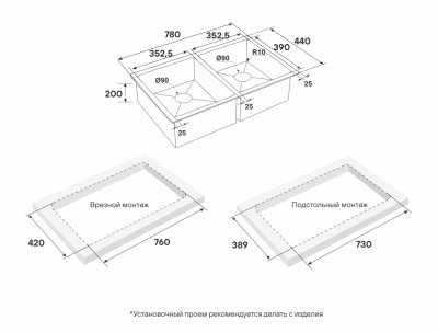 Схема встраивания