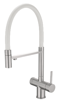 Фото товара: Emar EC-7024WHT Satin, смеситель, сатин