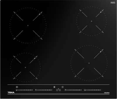 Детальное фото товара: Teka IBC 64010 MSS BLACK индукционная поверхность