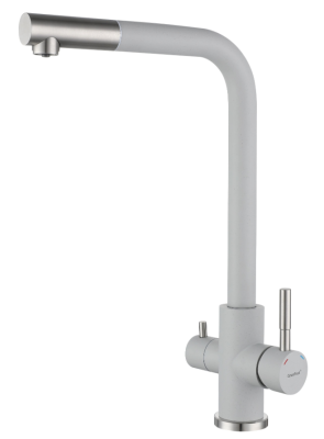 Детальное фото товара: GranFest GF-Z-5421, смеситель, гранит, серый