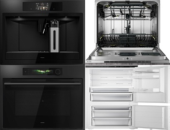 Фото товара: ASKO HIHD854MM + OCS66GSH + OCM64GSH + CMB64GS + DFI747U/1 + RBC276SND1