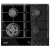 EXITEQ PFH 640 STGB-E/B Детальное фото товара: EXITEQ PFH 640 STGB-E/B газовая поверхность