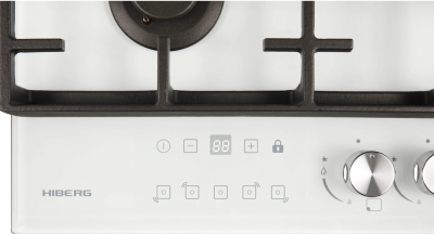 Детальное фото товара: HIBERG VM 7155 W газовая поверхность