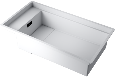 Детальное фото товара: Omoikiri Kinaru 86-U/I WH, мойка, керамика, белый