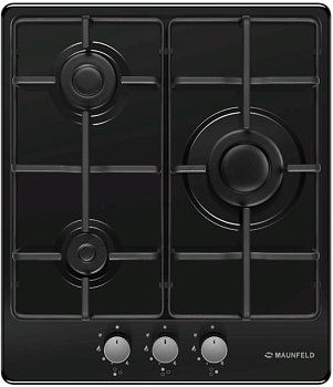 Фото товара: Maunfeld EGHE.43.3STS-EB газовая поверхность