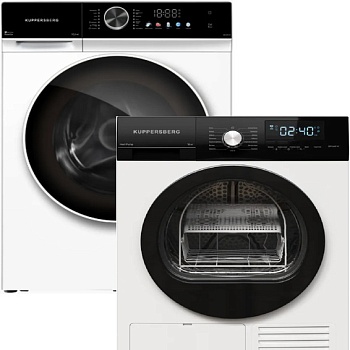 Фото товара: Kuppersberg стирка WM 600 W + сушка DM 660 W
