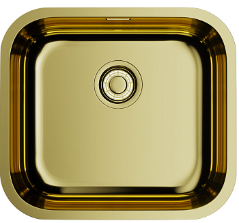 Фото товара: Omoikiri Omi 49-U/I-LG, мойка, светлое золото