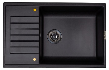 Фото товара: Ecoshtein RECHTECK 780.500, мойка, гранит, антрацит