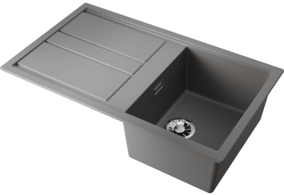 Детальное фото товара: Omoikiri Kitagawa 86-GR, мойка, керамика, leningrad grey