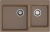 Детальное фото товара: GranFest LEVEL GF-LV-780K, мойка, мрамор, терракот
