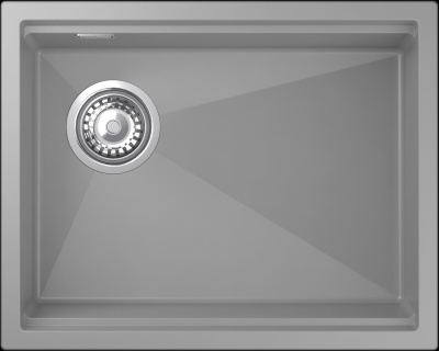 Rivelato LINO LN-554-L grigio metallizz, мойка, гранит, серый металлик