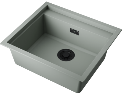 Детальное фото товара: Omoikiri Sintesi 57-WG, мойка, керамика, wind green