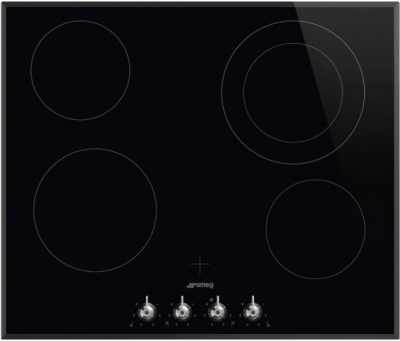 Детальное фото товара: Smeg SE364ETBM стеклокерамическая поверхность