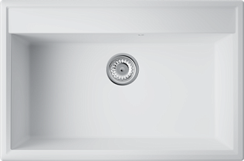 Фото товара: Omoikiri Daisen 77-WH, мойка, гранит, белый